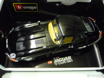 Jaguar E Type Coupe černý Bburago 1/18 - 2