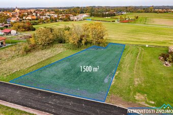 Prodej stavebního pozemku 1500m2, všechny IS, k.ú. Slup u Zn - 2