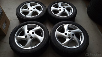 Orig. letní ALU kola 15" 4x108 Peugeot 206CC - levně - 2