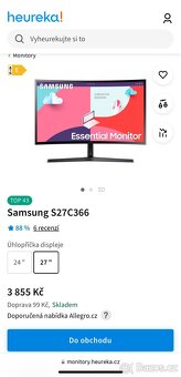 monitor Samsung 27” S27C366 - 2