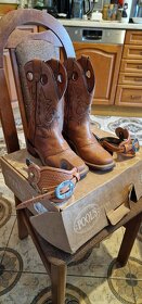 Westernové boty včetně ostruhu - 2