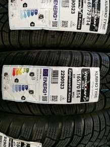 Nové zimní pneu Kumho 165/70 r14 - 2