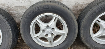 Hyunday 15" Alu Kola+letní pneu 215/65 R-15 - 2