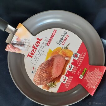 smažící pánvička s keramickým povrchem - "TEFAL" - nová - 2