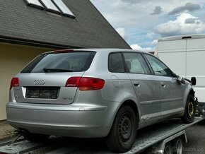 Audi A3 Sportback 1,9 TDI 2007 náhradní díly 1,9 tdi BXE JCR - 2