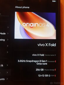 Sklápěcí a ohebný telefon VIVO X FOLD 256GB - 2