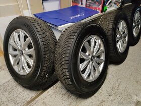 Alu kola Audi Q5 5x112 r17 Originál, ZIMNÍ pneu6,5m 235/65 - 2