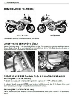 SUZUKI DL650 2004-2009 servisny manual - 2