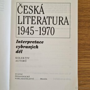 česká literatura 1945-1970 - 2