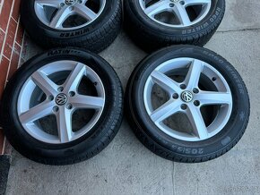 Alu 16" 5x112, orig. VW typ " ASPEN " , Golf 7,Zimní 95% TOP - 2