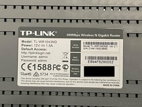 WiFi router TP-Link TL-WR1043ND N router 300Mb - 2