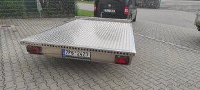 Přívěsný vozík bržděný 1500 kg Top stav - 2