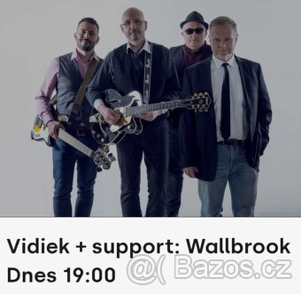 VIDIEK + WALLBROOK 25.1.2025 Praha Lucerna Music bar. - 2