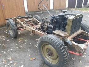 Prodám podvozek Jeep Willys US Navy + karosérie - 2