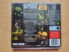 Predám hru na PS1 Oddworld Abe's Exoddus - 2