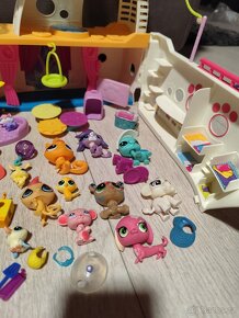 LPS Littlest Petshop loď zvířátka a doplňky - 2