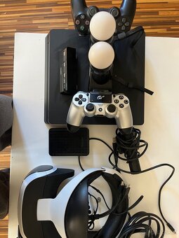 Prodám ps4 1tb + 1tb ext.hdd +vr brýle +13her - 2