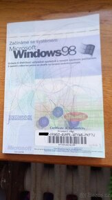 Prodám Licenci Microsoft Windows98 - 2