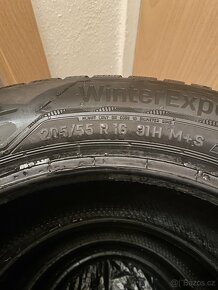 4x témeř nové zimní pneu Uniroyal WinterExpert 205/55 R16 - 2