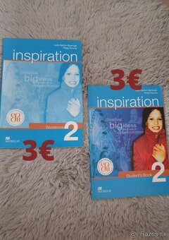 Učebnice Inspiration - Work book, Student book 1,2,3 - 2