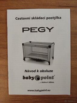 Cestovní postýlka Pegy od Babypoint - 2