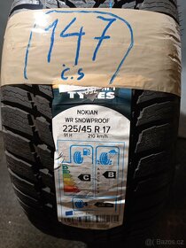 225/45R17" Nokian. Zimní. 1ks. - 2