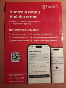 EKG monitoring srdce, velikost M-XXL R Kardi Ai na 1 rok - 2