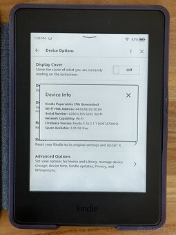 Amazon Paperwhite Kindle 7. gen čtečka knih 4GB černá + obal - 2