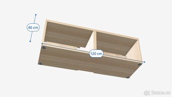 IKEA BESTÅ Rám STOLEK 120x40x38cm - 2