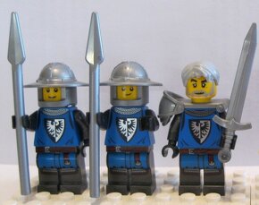 Lego figurky castle středověk B.Falcon,Ork,bard,sokolnice - 2