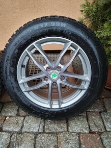 215/65 r17 zimní gumy s alu disky 5×112 - 2