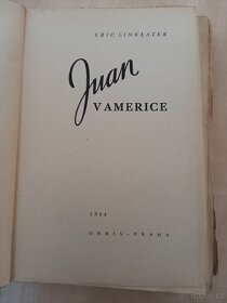 Kniha Juan v Americe autor E.Linklater - 2