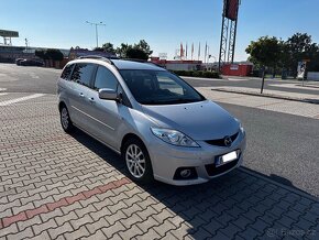 Mazda 5, 2.0/105kw, nafta,6 manuál, 7m, pravidelny servis. - 2