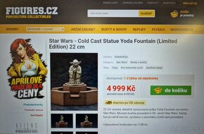 Star Wars Cold Cast Yoda Fountain Limited Edition - 2