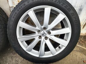 19"zimní alu sada 5x108 origo Volvo XC90 235/55 Dunlop TPMS - 2