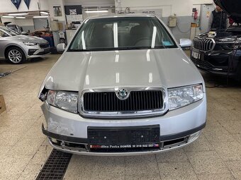 Havarovaná Škoda Fabia 1.4 16V BBY 70600 km Najeto - 2