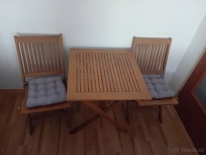 Prodám zahradní židle a stolek - 2