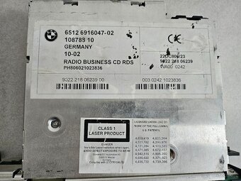 BMW E46 3er BUSINESS CD RDS - 6512 6916047-02 - 22DC806/23 - - 2