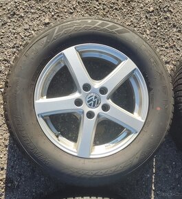 ALU kola R16 VW / Škoda + zánovní zimní pneu 215/65/R16 - 2