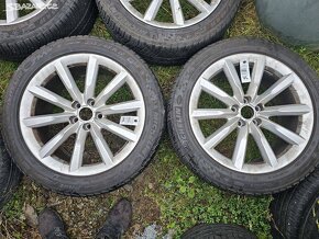 ALU kola 5x112 / Audi 255/45 R19, Zimní Michelin. - 2