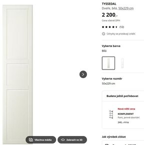 dveře IKEA ke skříni PAX - 2