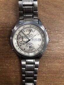 Seiko Chronograph 7T32-7C60 A0 Silver Dial - 2