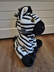 NOVÁ heboučká plyšová zebra - 2