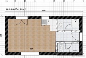 Mobilní dům SLEIPNIR 8x4m - 2