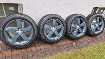 Originální sada disků R19 5×112 AUDI Q5  pneu Pirelli 235/55 - 2