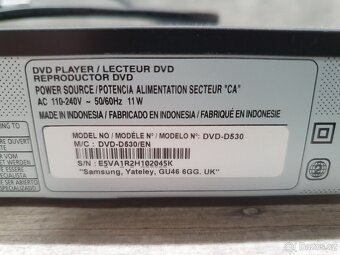 DVD přehrávač Samsung DVD-D530 - 2