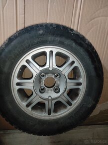 Al disky Peugeot 405, 406 +podložky,šrouby 185/70R14 - 2