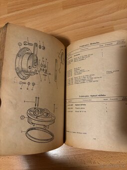 Jawa 500 ohc seznam dílů - 2