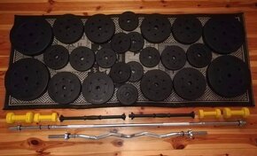 Činkový set premium 105 kg - 2