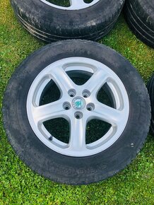 15" 5x100 alu kola Škoda+letní pneu Michelin 195/65/15 - 2